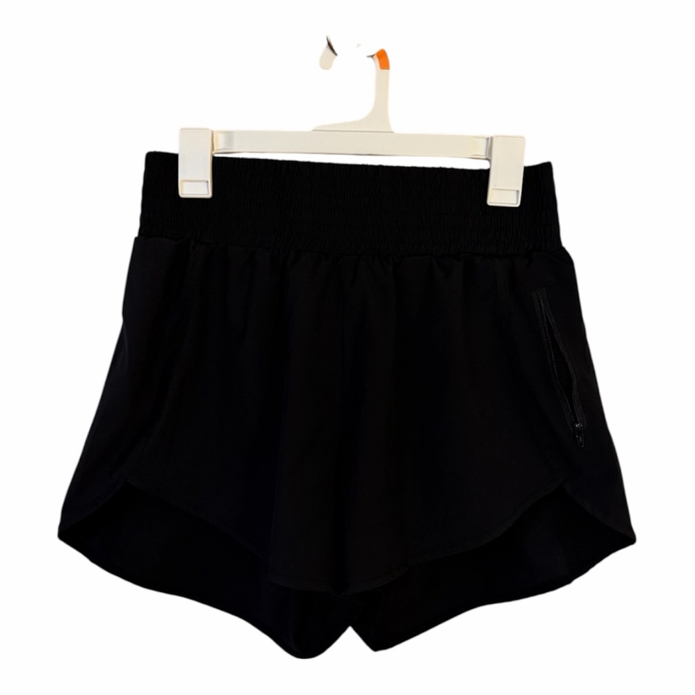 Women's Black Running Shorts - Picture 3 of 5